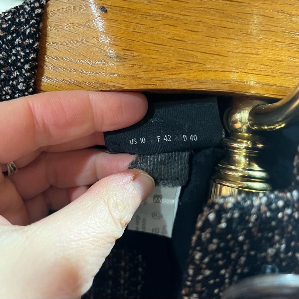 A-K-R-I-S ~ Women’s Tweed Wool Button Down Checke… - image 8